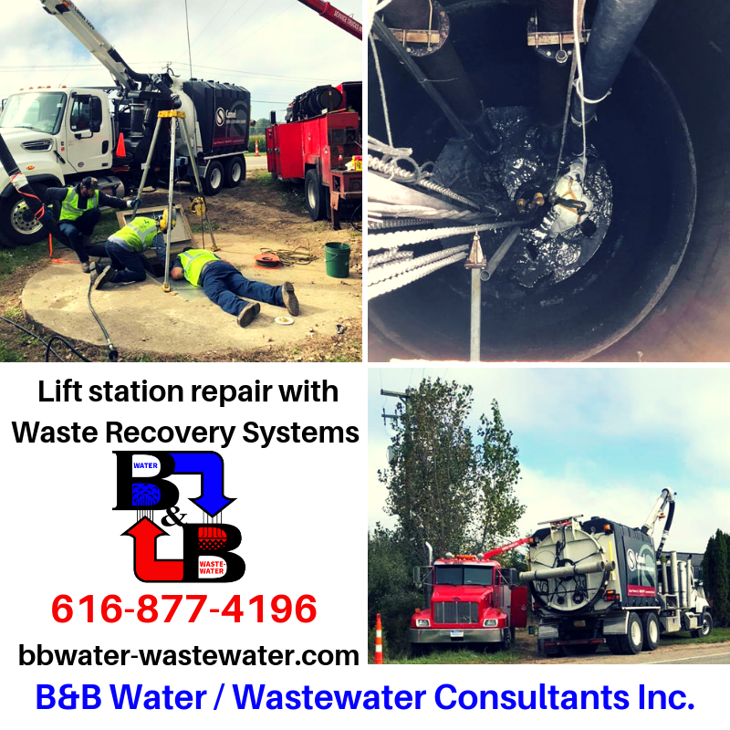 Lift Pump Station Repair With Waste Recovery Systems - B&B Water ...